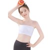 Yolrky Tube Top Kids Dance Bra with Cup Wirefree Bear