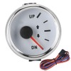 Trim Gauge, 52mm/2in UP-DN 0-190ohm IP67 Waterproof Boat Trim Meter