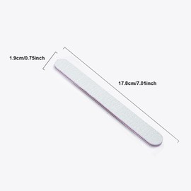 15 Professional Nail Files, Double Sided Emery Plate for Nails, 100/180 Grit, Acrylic Gel Nail File, Natural Nail Styling Tools for Pets for Home and Salon