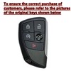 EJOAOJE Smart Key Protective Shell for Chevy Key Fob Cover
