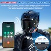 JZAQ Motorcycle Helmet Bluetooth Headset Bluetooth Helmet Speakers & Intercom