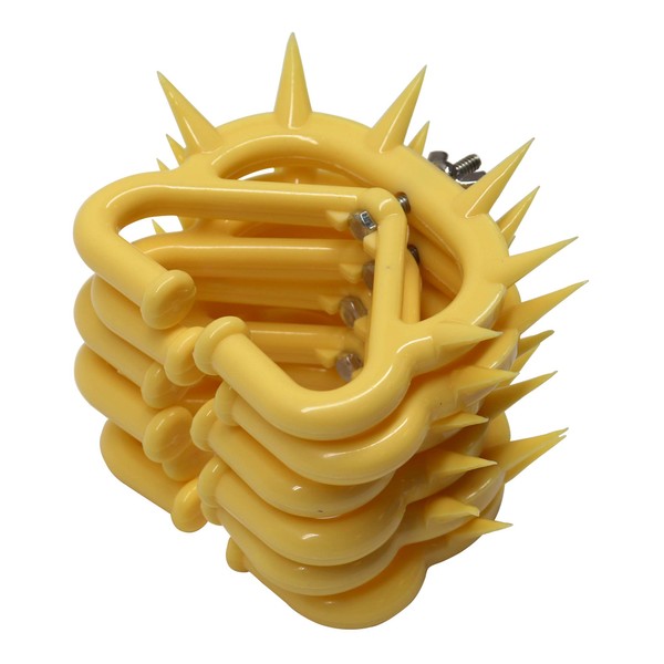zikimed XL-Calf Weaner Plastic Yellow Color 4 x 3.35 or