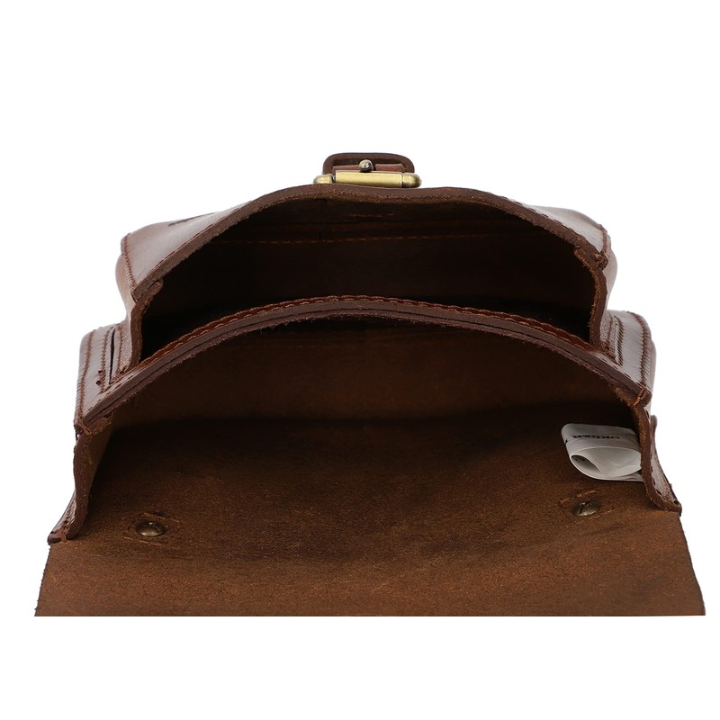 Gusti Antonio M. Saddle Bag Leather Handlebar Bag Anti-Theft Vintage