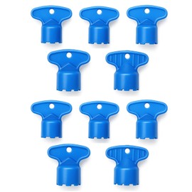 FdcLixuvol 10 Pieces Faucet Aerator Removal Tool, Aerator Wrench Key Set Universal Sink Removal Wrench Tool with 5 Sizes M16.5, M18.5, M21.5, M22.5, M24 for Bathroom Kitchen Faucet Maintenance