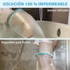 Cubierta Impermeable para Pierna Adulto para Ducha y Baño Reutilizable