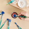 Kit de 10 Brochas de Mango Cristal Chandelier Azul