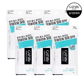 Gyasby Powder Oil Cree Cree Lear Paper 70 Shepherd X6 Pack / 갸스비 파우더 오일크리어 페이퍼 70매 x6팩