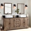 1-Light Rustic Wall Sconces Farmhouse Bathroom Light Fixtures Over Mirror,