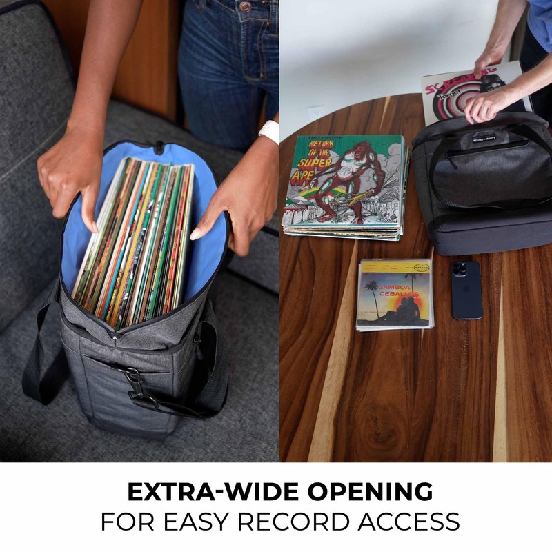 Record Roots Vinyl Record Carry Bag – Maximum Protection &