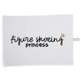 Hippowarehouse Figure Skating Princess Tea Towel Eco Printed Dish Cloth Kitchen accessory 50cmx70cm 100% Cotton