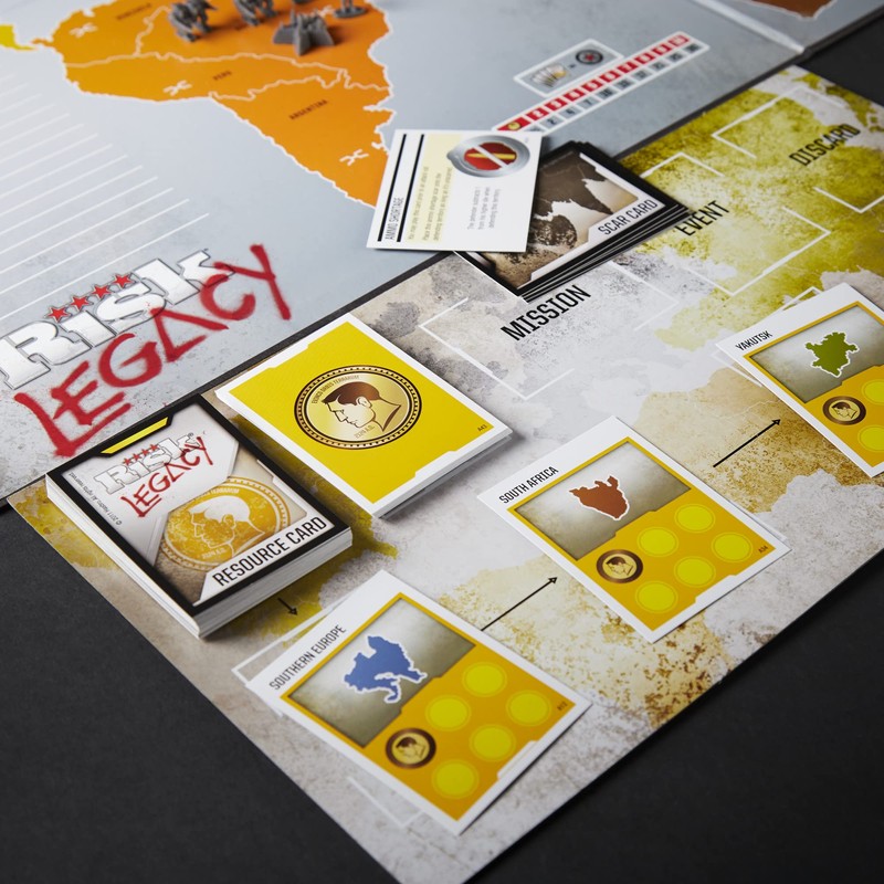 Hasbro Gaming Avalon Hill Risk Legacy Strategy Tabletop Game, Immersive