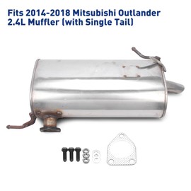 Exhaust Muffler Fit For 2014-2018 Mitsubishi Outlander 2.4L (with Single Tail)- Direct Fit