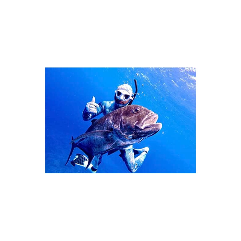 C4 Plasma Mask XL for Freediving and Diving Fishing (White)