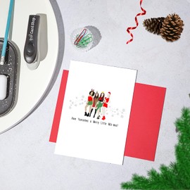 Little Mix Christmas Card - Funny Have Yourselves a Merry Little Mix-mas