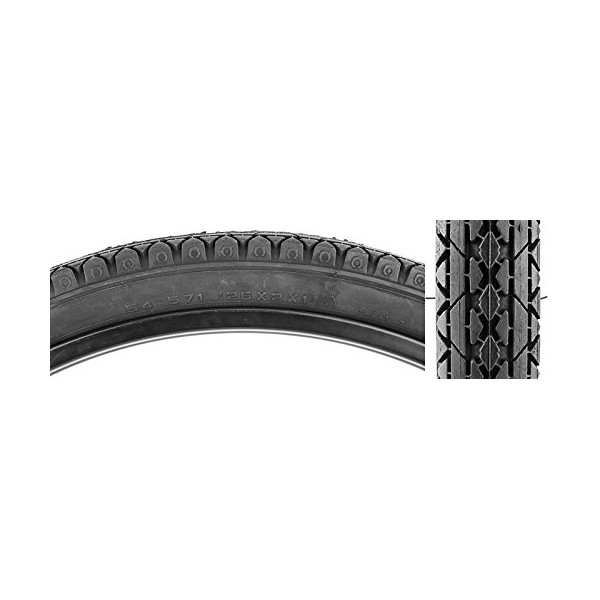 SUNLITE Cruiser CST241 Tire, 24" x 2.125", Black/Black