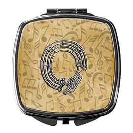 Caroline's Treasures CJ2004-OSCM Letter O Musical Instrument Alphabet Compact Mirror, Multicolor