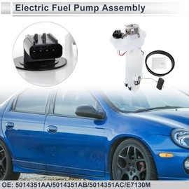 RATCHROLL Electric Fuel Pump Assembly for Chrysler for Dodge for Plymouth Neon 2000 L4 2.0L Petrol Sedan Fuel Filter Pump Module with Sending Unit No.5014351AB