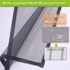 Risareyi Magnetic Fly Screens for Windows 70x150cm, Upgraded Black Mesh