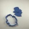 Cuticuter Bowser Mario Bros Cookie Cutter, Plastic, Blue, 8 x