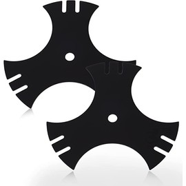 MaxLLTo Replacement 781-0748 781-0748-0637 40-009 3-Side Edger Star Blade for MTD for Troy-Bilt TB554 TEB515 Edger 9" Long 5/8" Center Hole (Set of 2)