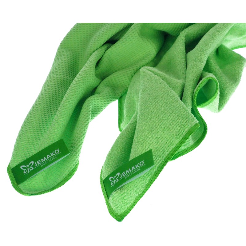 JEMAKO Set of 2 Green - Dry Cloth 45 x