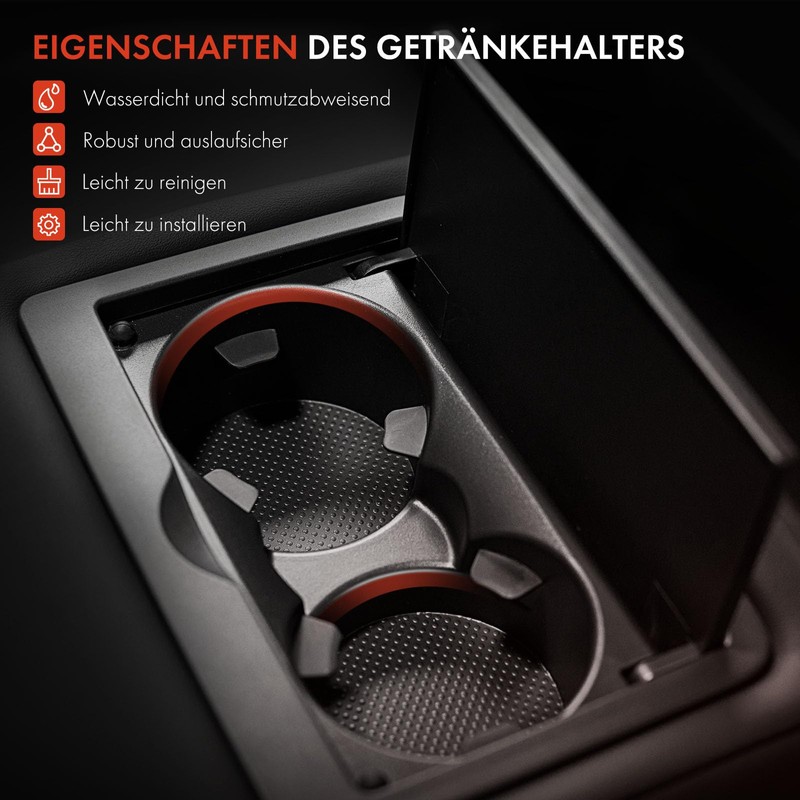 Frankberg 1 x Drink Holder Compatible with C-Class W204 C180-C350