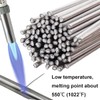 50 Pieces Flux Core Aluminum Rods Low Temperature Easy Melt