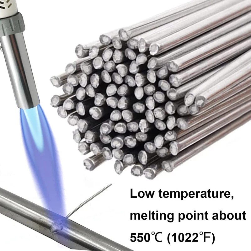 50 Pieces Flux Core Aluminum Rods Low Temperature Easy Melt