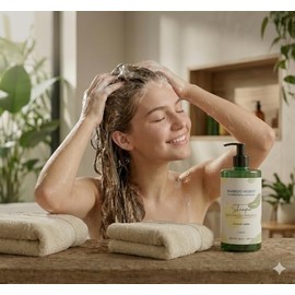 Shampoo Anticaída con Bergamota 500 ml | Fortalece Cabello Débil y Quebradizo | Limpieza Profunda del Cuero Cabelludo | Shampoo para Hombre y Mujer