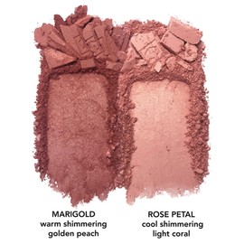 Jouer Blush Bouquet Duo Deluxe Mini 2 Shade Blush Palette High Pigment Powder Natural Flush Beauty Cosmetics Vitamin E Talc-Free Paraben, Gluten & Cruelty Free