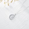 HARMONY BOLA Sobriety Gift 925 Sterling Silver Necklace with Alcoholics