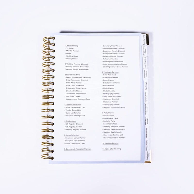 Wedding Planning Book,Wedding Planner Book and Organizer for The Bride,