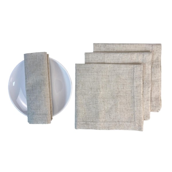 Fabric Napkins Set of 6 Cotton Linen Washable Reusable with