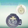 Check Valve Toilet Backwater Backflow Prevention PVC Inline One Way
