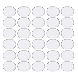 30Pcs Drum Dampeners Gel Pads, Silicone Drum Silencers Soft Drum Dampening Gel Pads Drum Mute Pads for for Drums Cymbals Tone Control (Clear)