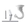 GDQLCNXB 2 Sets 55mm/2.17" Ceiling Metal Ceiling Hooks, Heavy Duty