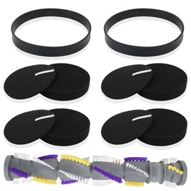 3197A Replacement Roller Brush for Bissell 2252 2253 2254 2489 Roller Brush&Filter&Belt for Bissell CleanView Swivel Rewind Pet Reach Vacuum Cleaner#1611230&1608225&1601972&1604947