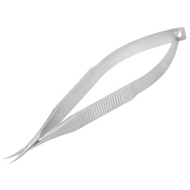 Cuticle Scissors, Nail Scissors Curved, Cuticle Scissors Professional, Cuticle Scissors Extra Fine Curved Professional Precise Pointed Tip Grooming Kit for Eyebrow, Eyelash, Trim Nail and Dry Skin