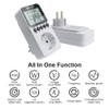 KETOTEK Electricity Meter for Socket, Energy Cost Meter with LCD