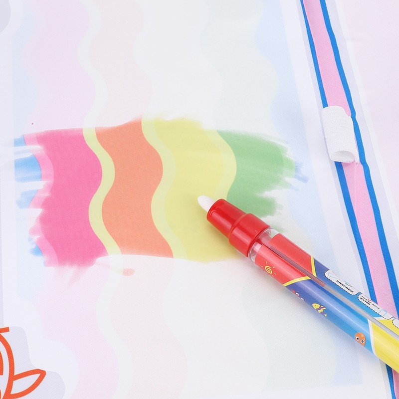 Water Drawing Cloth Water Drawing Blanket Handbag with Pen Doodle