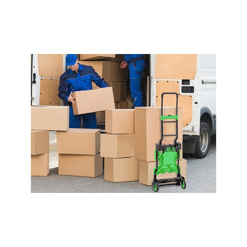 LoJok TECSPACE 2 in 1 Folding Hand Truck, 400 LBS