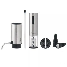 Rabbit 5-piece Wine Tool Set with Electric Corkscrew and Aerator