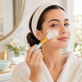 4 Brochas de Silicón para Mascarillas Faciales (TIPO ESPATULA) - Suave, Precisa y Reutilizable Aplica fácilmente **barro, arcilla, gel y cremas sin desperdicio. Fácil de limpiar, ideal para tu rutina de belleza y cuidado facial. ¡Disfruta un spa en casa! 