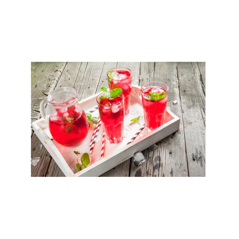 Organically Grown Hibiscus Flowers Herbal Infusion Tea, 100% Hibiscus Herbal