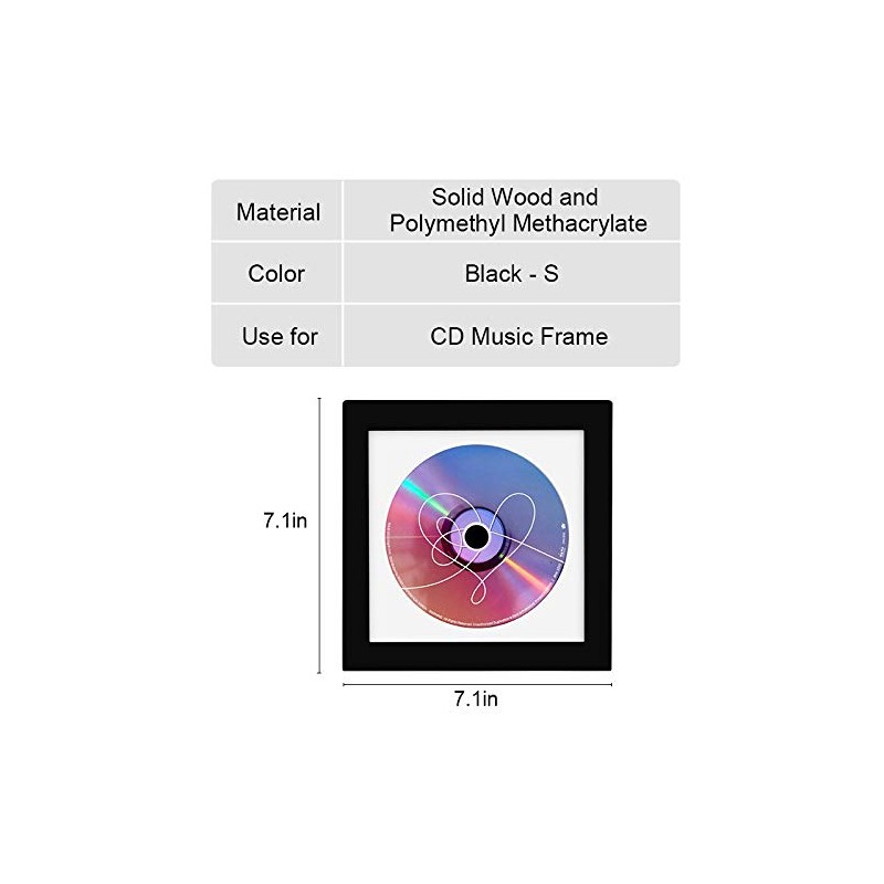 Kelendle Creative Picture Frames CD Music Frame CD Display Frame