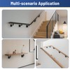3TO Handrail Bracket- 5 Pack 304 Stainless Steel Handrail Brackets