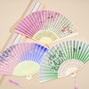 Formemory Men's Ladies' Folding Fan Bag with Gift Box, Bamboo,