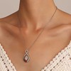 Yienate Crystal Angel Wing Necklace Gothic Angel and Devil Wing
