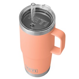 YETI Rambler Straw Cup, Lowcountry Peach, 25 oz