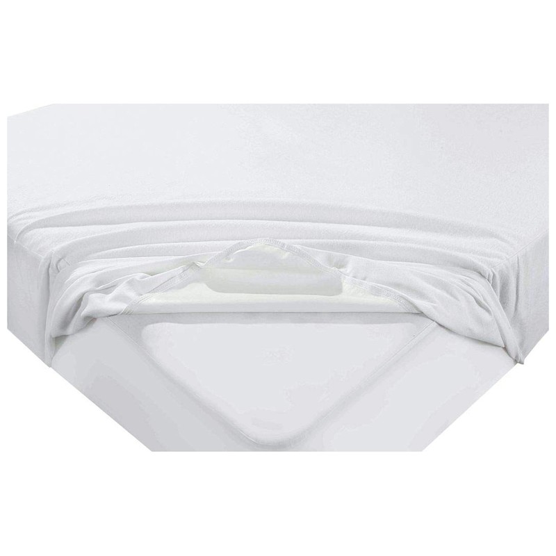 Linens World 100% Cotton Small Double Mattress Protector-Non- Allergenic &